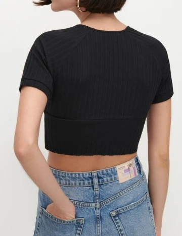 Top Reserved, negru, L