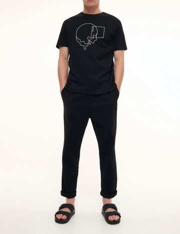 Pantaloni Reserved, negru, XL
