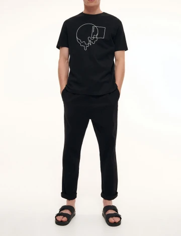 Pantaloni Reserved, negru, XL
