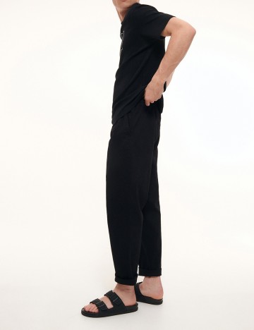 Pantaloni Reserved, negru, XL