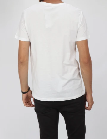 Tricou House Brand, alb, M