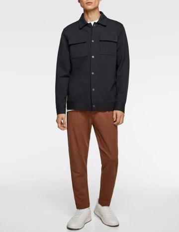 Geaca Zara, bleumarin inchis, XL