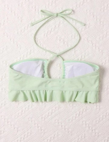 Sutien de baie SHEIN, verde, M