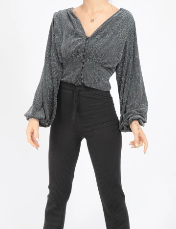 Bluza Reserved, negru, M