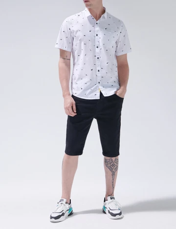 Pantaloni Scurti CROPP, negru, 28