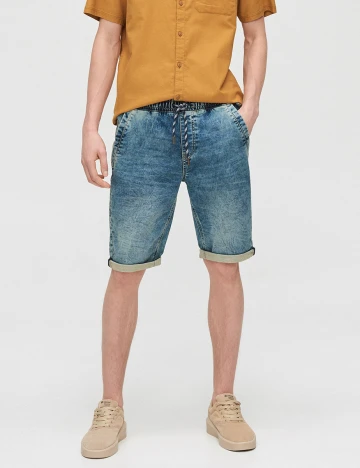 Pantaloni Scurti CROPP, albastru, 28