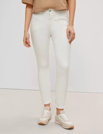 Blugi Comma, alb, 36