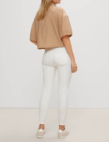 Blugi Comma, alb, 36