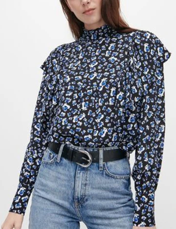 Bluza Reserved, negru, 34 Negru