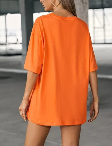 Tricou SHEIN, portocaliu, S