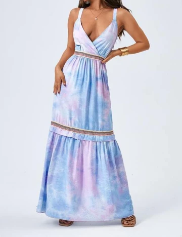 Rochie lunga SHEIN, mix culori, M