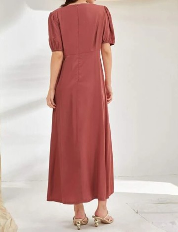 Rochie lunga SHEIN, roz pudra, M