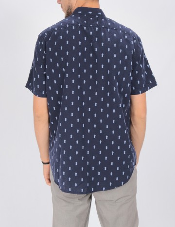 Camasa Reserved, bleumarin, L