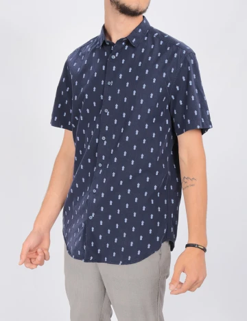 Camasa Reserved, bleumarin, L