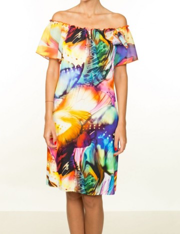 Rochie de plaja Antigel, mix culori