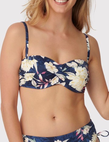 Sutien de baie Botanical Leaf DP Triumph, bleumarin, 38C