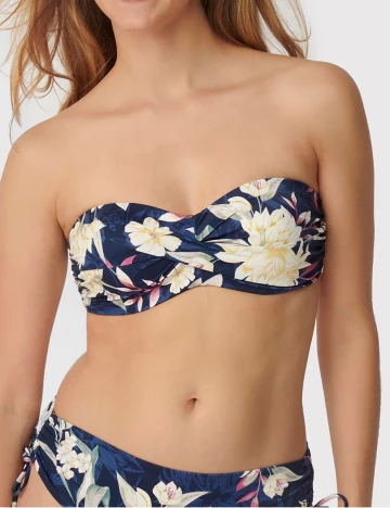 Sutien de baie Botanical Leaf DP Triumph, bleumarin, 38C