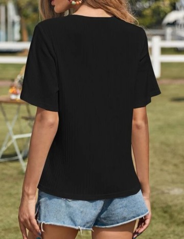 Tricou SHEIN, negru, S