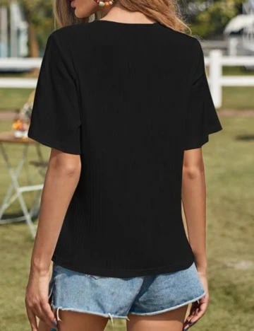 Tricou SHEIN, negru, S