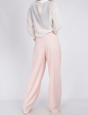 Pantaloni Bershka, roz, 38
