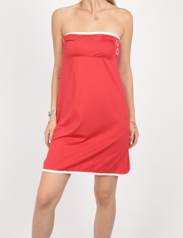 Rochie de plaja Antigel, rosu