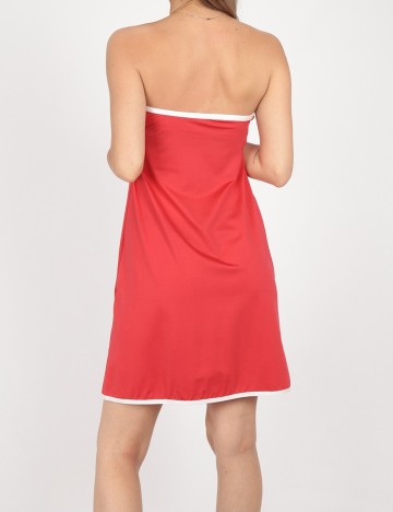 Rochie de plaja Antigel, rosu