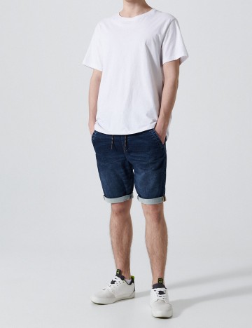 Pantaloni Scurti CROPP, bleumarin, 34