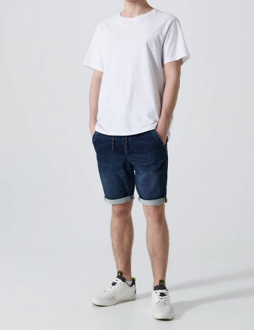 Pantaloni Scurti CROPP, bleumarin, 34