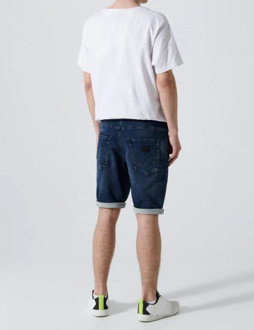 Pantaloni Scurti CROPP, bleumarin, 34