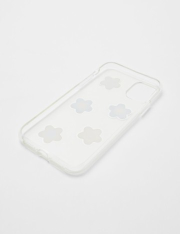 Husa iPhone Bershka, alb