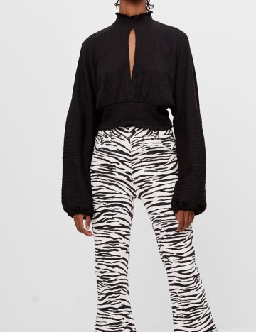 Bluza Bershka, negru, XS