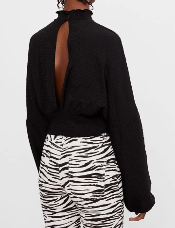 Bluza Bershka, negru, XS Negru