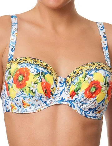 Sutien de baie Antigel, alb, 75E