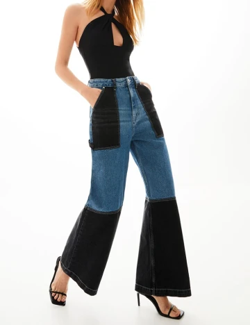 Body Bershka, negru, M