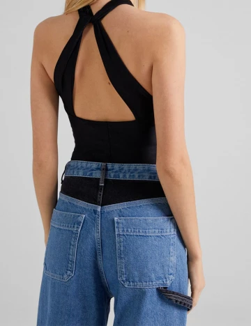 Body Bershka, negru, M