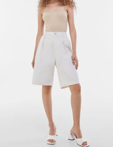 Body Bershka, crem, XS Crem