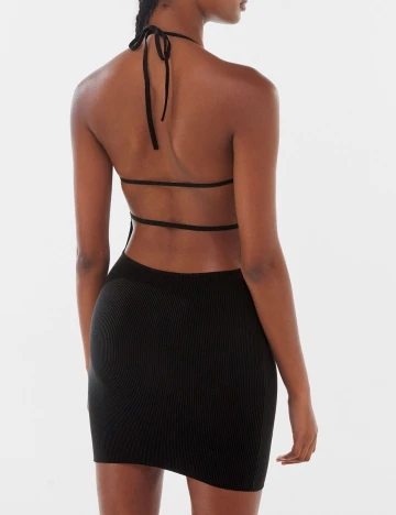 Rochie scurta Bershka, negru, L