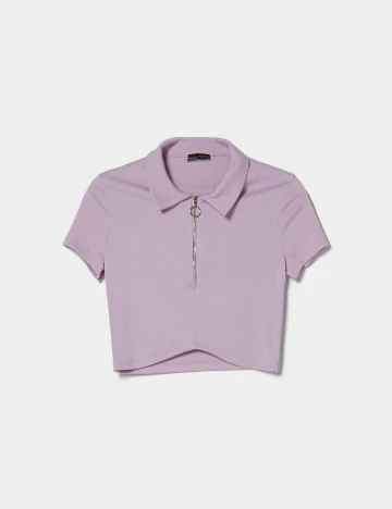 Top Bershka, mov, M