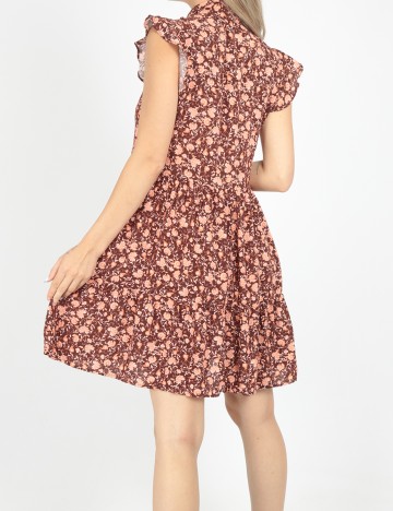 Rochie scurta Stradivarius, maro, S