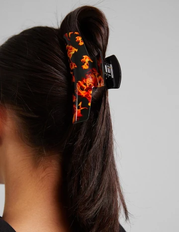 Clama de par Bershka, negru