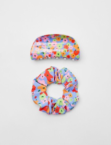 Set clame de par Bershka, floral, ONE SIZE