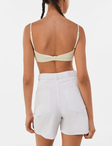 Top Bershka, galben, M
