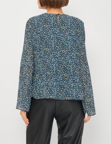 Bluza Stradivarius, albastru, L