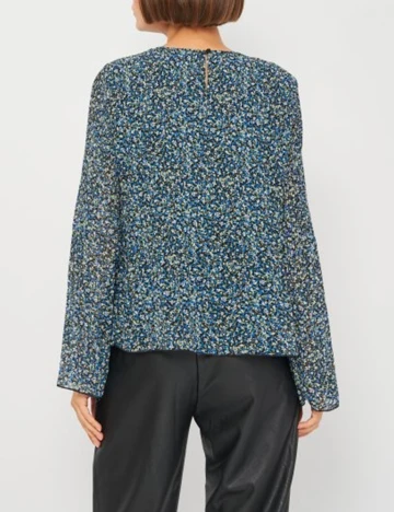 Bluza Stradivarius, albastru, L