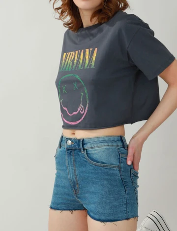 Pantaloni scurti Pimkie, albastru, 36
