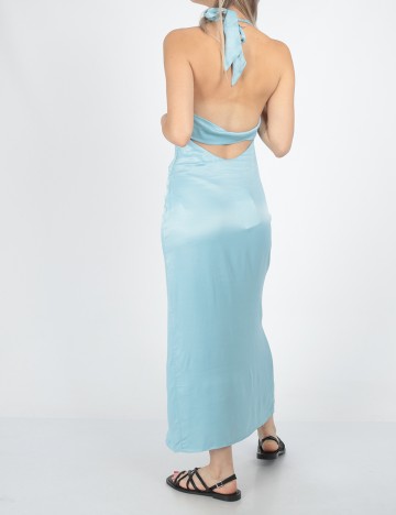 Rochie Lunga Bershka, bleu, XS