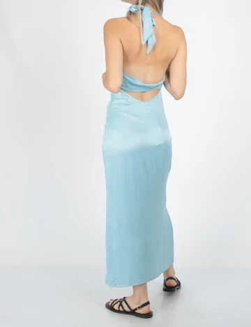 Rochie Lunga Bershka, bleu, XS