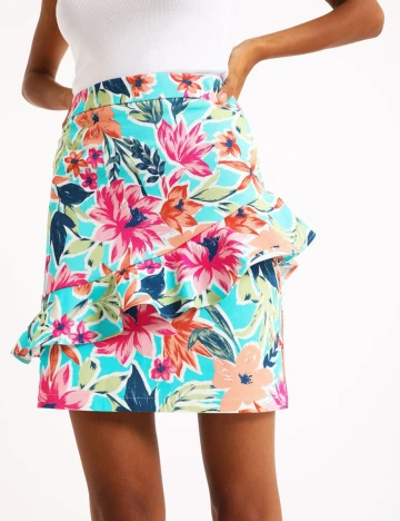 Fusta Pimkie, floral, 34