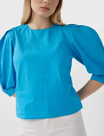 Camasa Stradivarius, albastru, S Albastru
