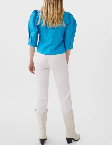 Camasa Stradivarius, albastru, S